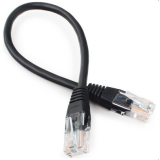 Патч-корд Bion BPC-U5E101-0.25M-BK, 0.25м
