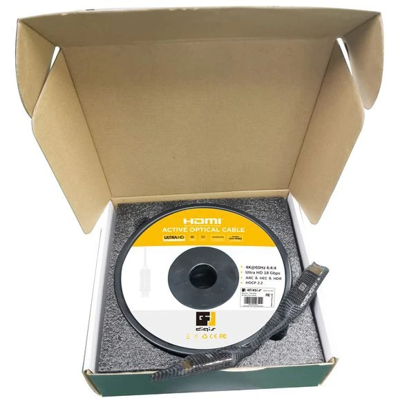 Кабель HDMI - HDMI, 10м, Digis DSM-CH10-AOC - фото 2