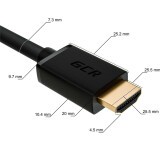 Кабель HDMI - HDMI, 2м, Greenconnect GCR-HM410-1.0m (GCR-HM410-2.0m)