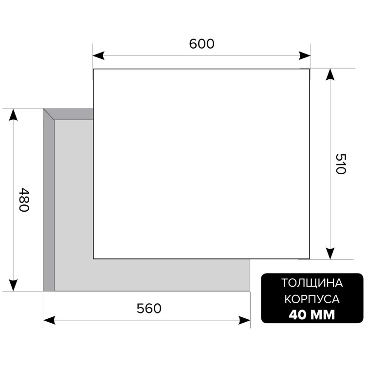 Газовая варочная панель LEX GVS 644-1 IX - CHAO000174 - фото 4
