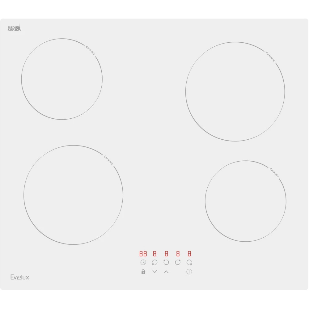 Электрическая варочная панель Evelux HEV 640 W - фото 2
