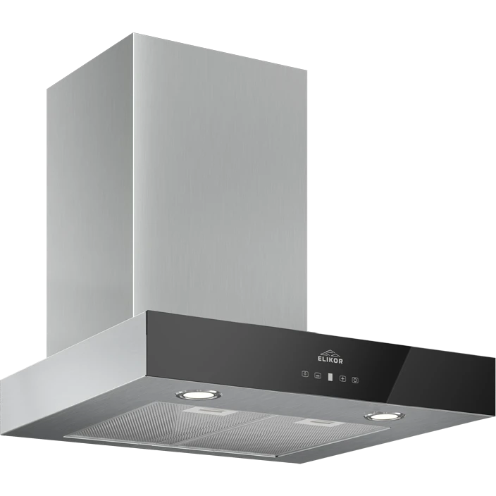 Вытяжка Elikor Агат 60Н-1000-Е4Д Stainless Steel/Black - 917482