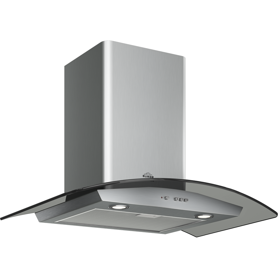 Вытяжка Elikor Аметист 60Н-430-К3Д Stainless Steel/Toned Glass