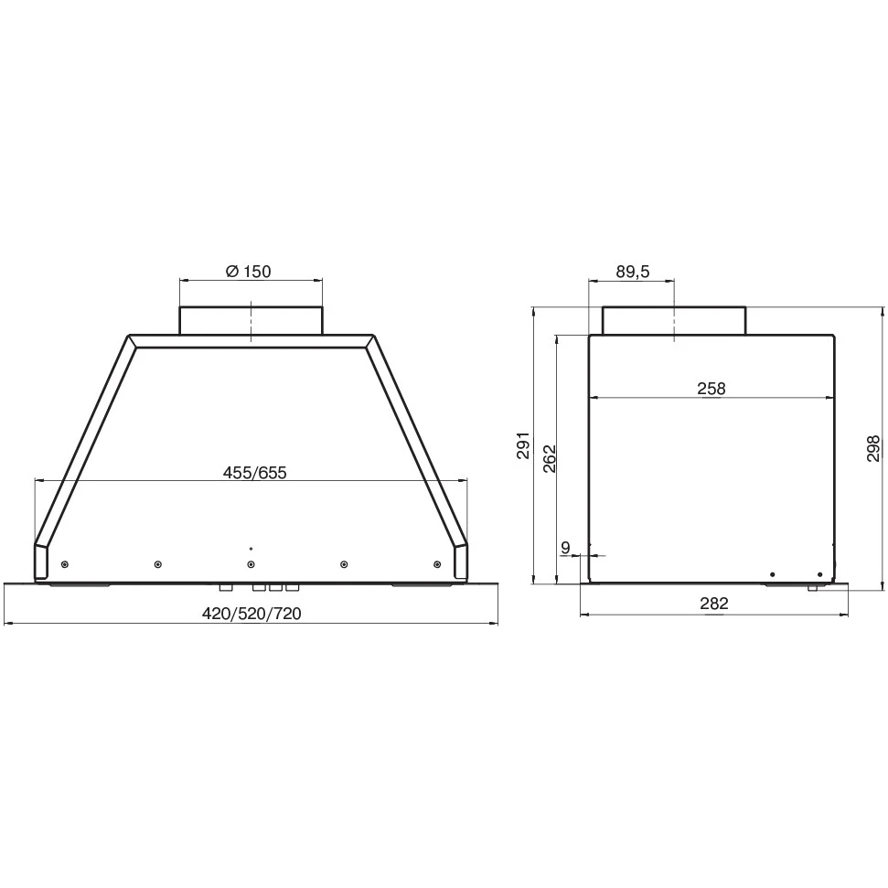 Вытяжка Elikor Flat 52П-650-К3Д Baked Milk - 154175 - фото 2