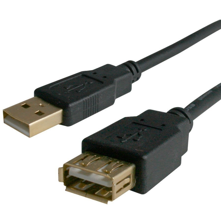 Кабель удлинительный USB A (M) - USB A (F), 1.8м, Bion BXP-CCP-USB2-AMAF-018