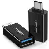 Переходник USB A (F) - USB Type-C, UGREEN US173 Black (20808)