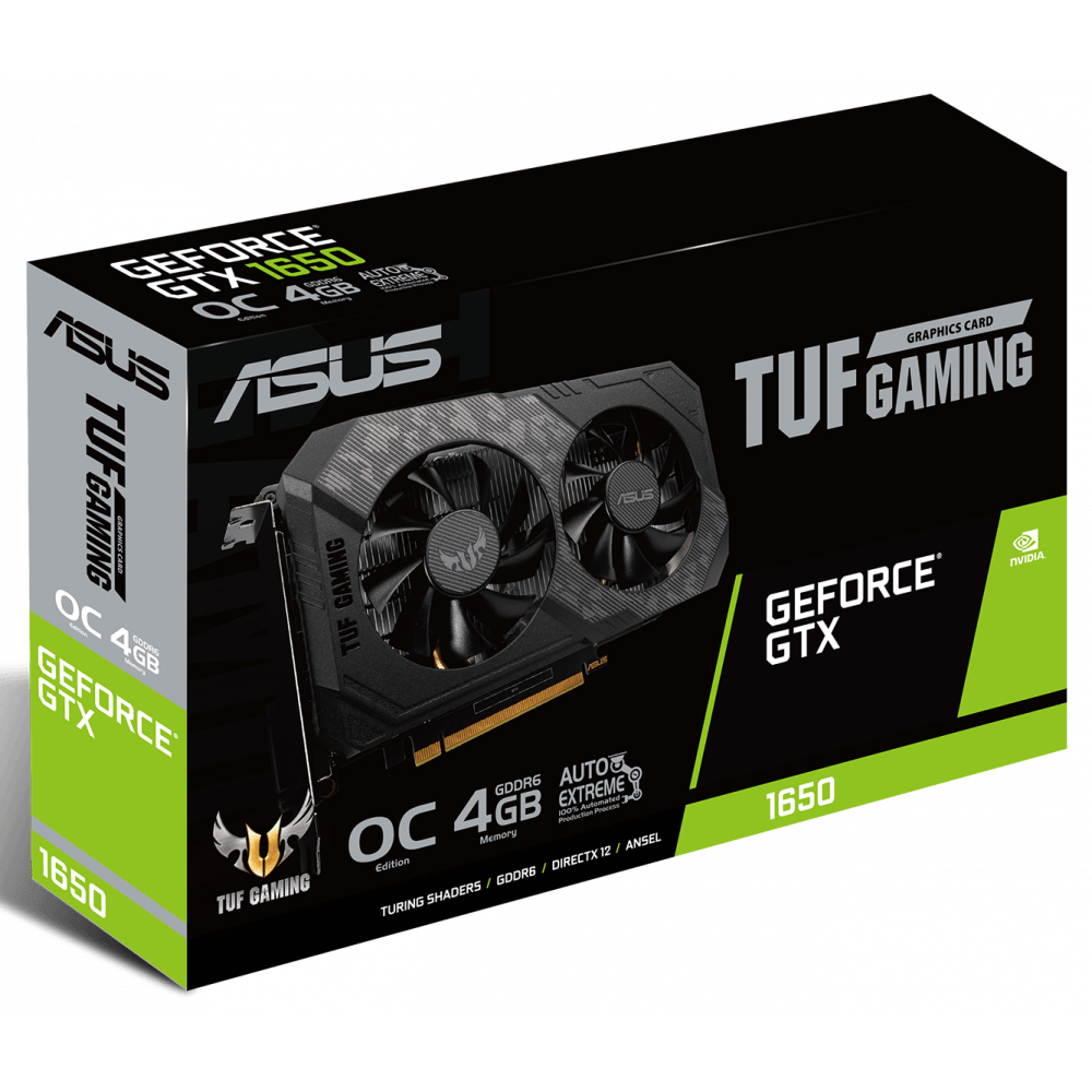 Видеокарта NVIDIA GeForce GTX 1650 ASUS 4Gb (TUF-GTX1650-O4GD6-GAMING) - фото 7