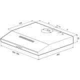 Вытяжка KRONA ERMINA 500 Ivory PB (КА-00001056)