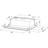 Вытяжка KRONA KAMILLA slim 600 Inox/Inox (2 мотора) (00020956)