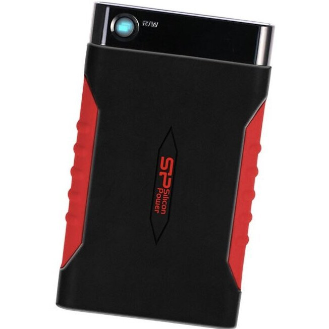 Внешний жёсткий диск 2TB Silicon Power Armor A15 Black/Red (SP020TBPHDA15S3L)