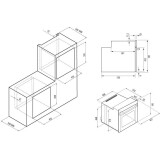 Духовой шкаф KRONA BREVE 45 WH (00026333)