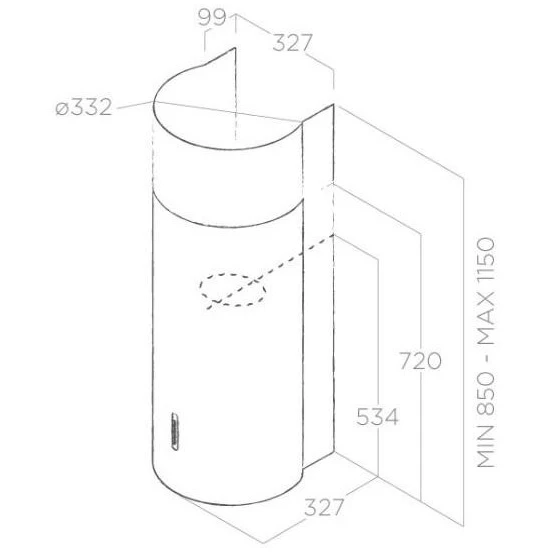 Вытяжка Elica Stone WH/A/33 - PRF0007123A - фото 2