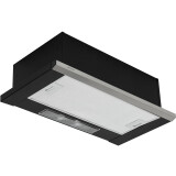 Вытяжка KRONA KAMILLA slim 600 Black/Stainless Steel (2 мотора) (00020960)
