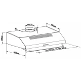 Вытяжка MAUNFELD MP-1 60 Inox