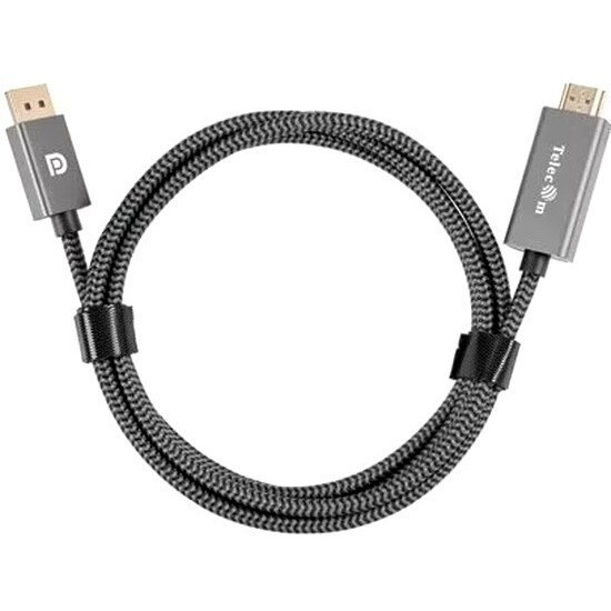 Кабель DisplayPort (M) - HDMI (M), 1.8м, Telecom TA561M-1.8M