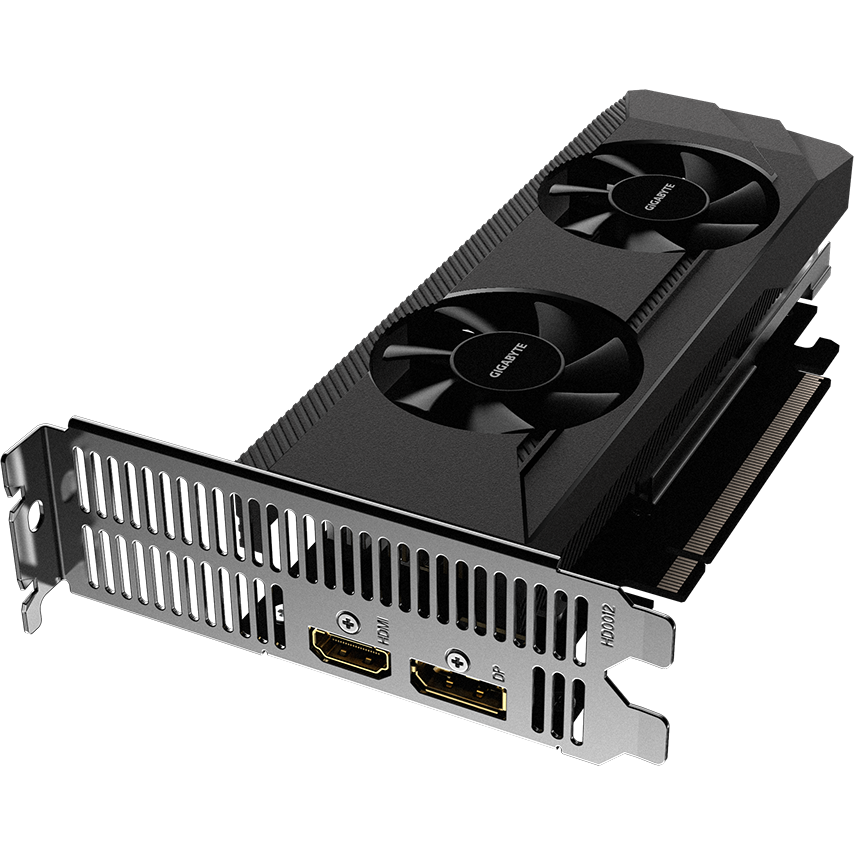 Видеокарта AMD Radeon RX 6400 Gigabyte 4Gb (GV-R64D6-4GL) - фото 2