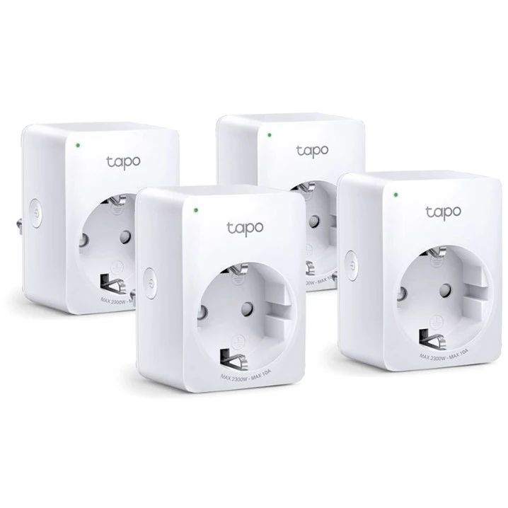 Умная розетка TP-Link Tapo P100 (4 шт.) - Tapo P100(4-pack)