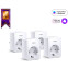 Умная розетка TP-Link Tapo P100 (4 шт.) - Tapo P100(4-pack) - фото 2
