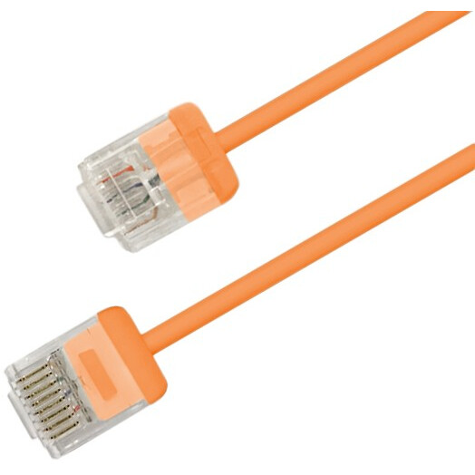 Патч-корд Hyperline PC-LPU-UTP-RJ45-RJ45-C6-2M-LSZH-OR, 2м