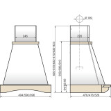Вытяжка Elikor Ротонда 90П-1000-П3Д Beige/Oak (943816)