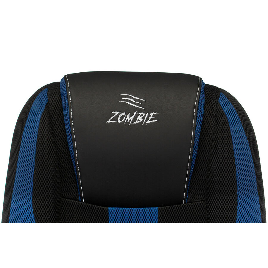 Игровое кресло Бюрократ Zombie 9 Black/Blue - ZOMBIE 9 BLUE - фото 7