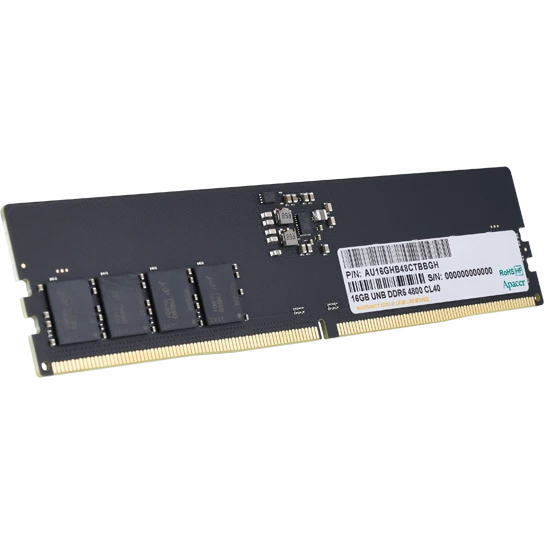 Оперативная память 16Gb DDR5 4800MHz Apacer (AU16GHB48CTBBGH) - FL.16G2A.PTH - фото 2