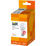 Светодиодная лампочка IEK LLE-A60-15-230-30-E27 (15 Вт, E27)