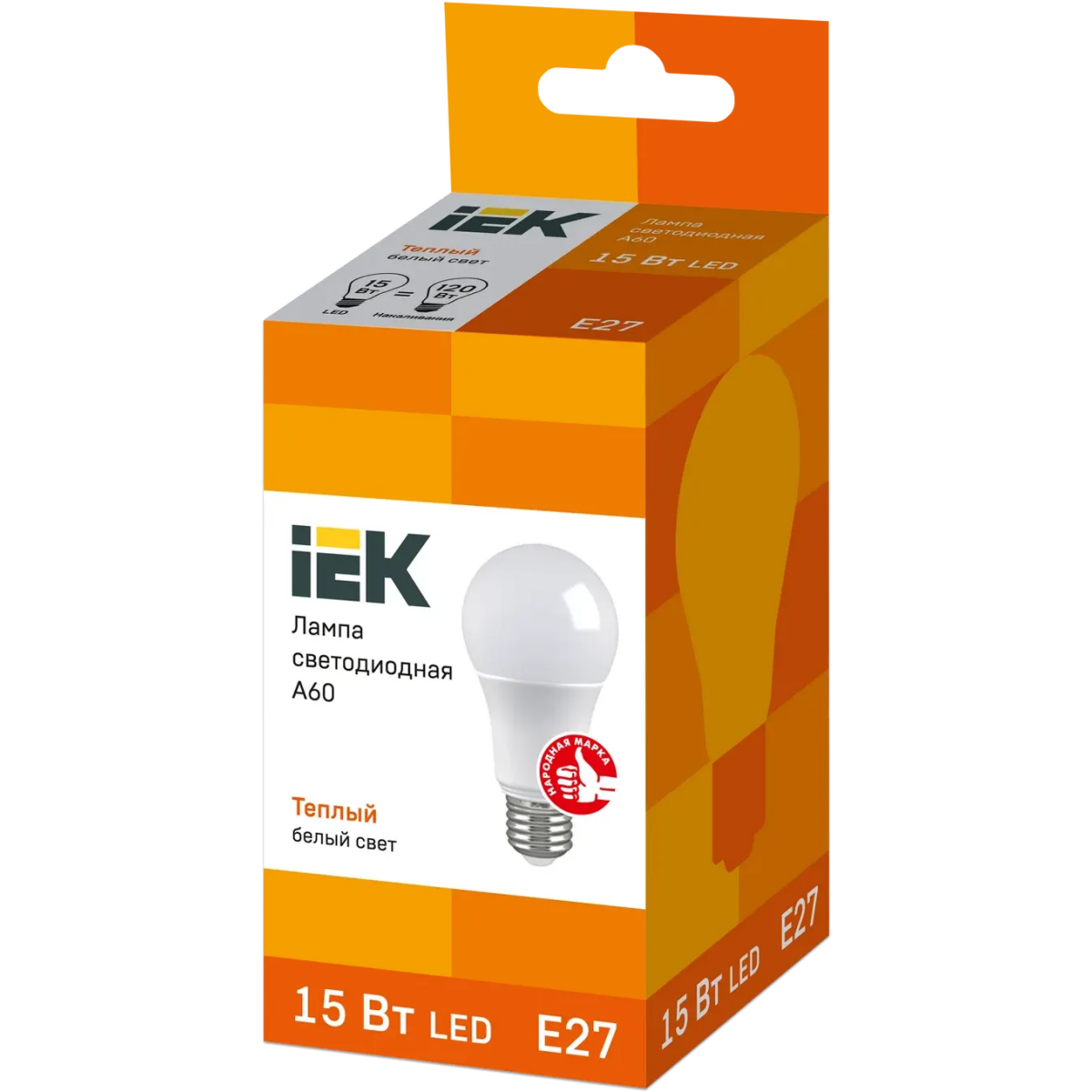 Светодиодная лампочка IEK LLE-A60-15-230-30-E27 (15 Вт, E27) - фото 2