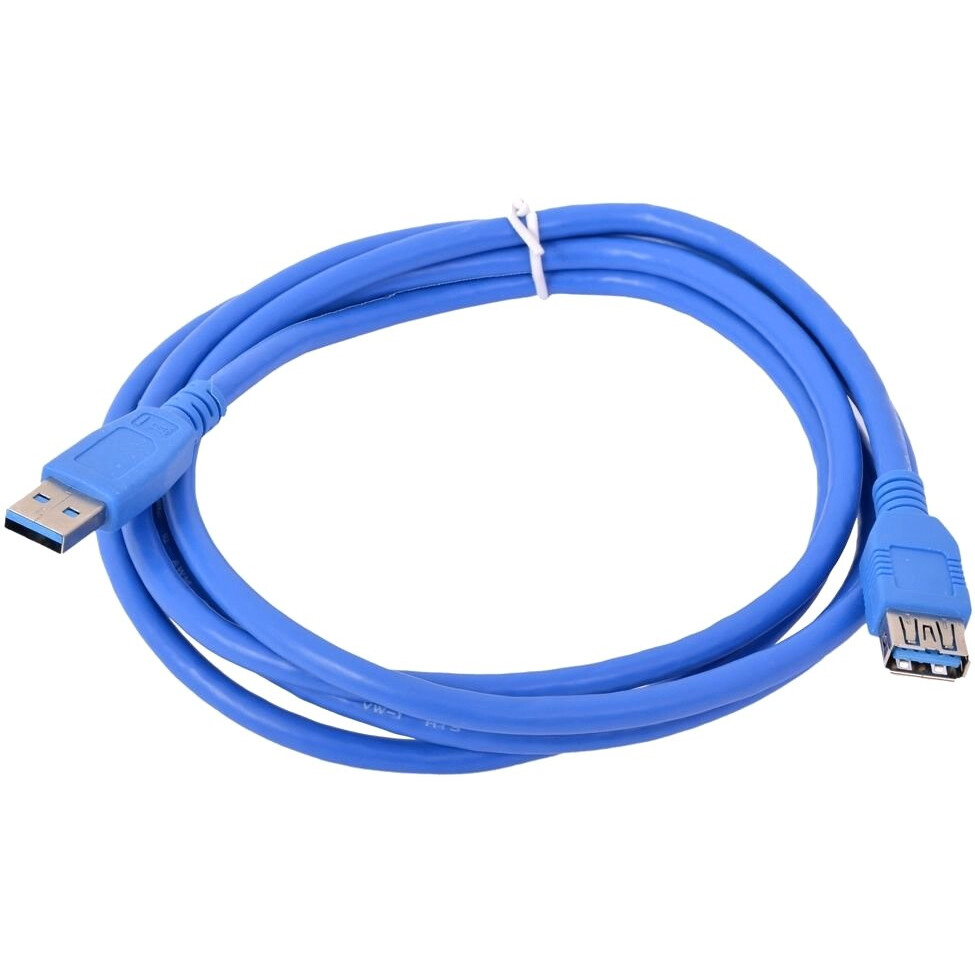 Кабель удлинительный USB A (M) - USB A (F), 1.8м, Bion BXP-CCP-USB3-AMAF-6