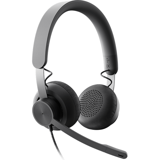 Гарнитура Logitech Zone Wired Teams Graphite (981-000870)