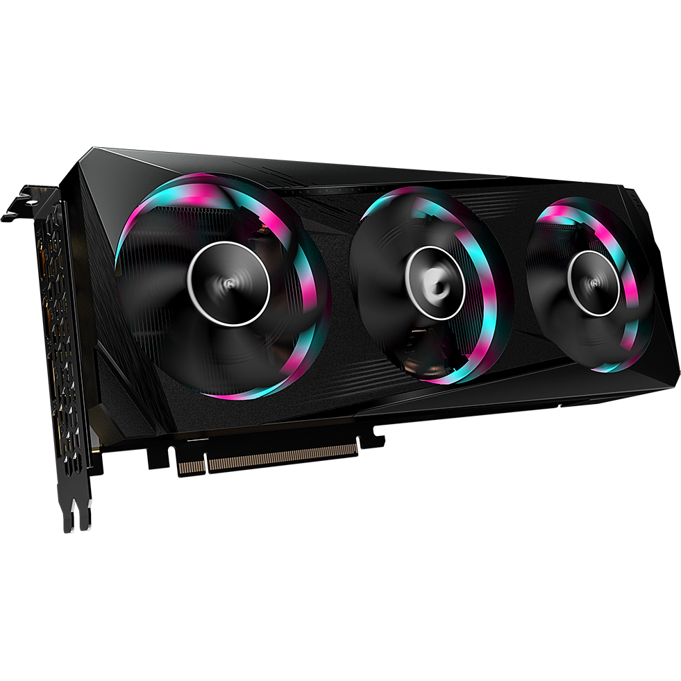 Видеокарта AMD Radeon RX 6750 XT Gigabyte 12Gb (GV-R675XTAORUS E-12GD) - фото 2