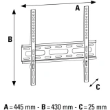 Кронштейн HAMA H-108770 XL Black (00108770)
