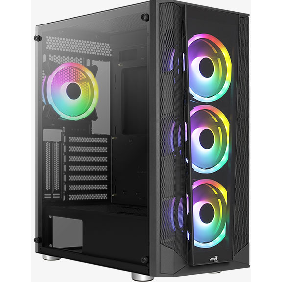 Корпус AeroCool Prism Black - EN71768/Prism-G-BK-v2
