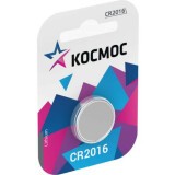 Батарейка КОСМОС (CR2016, 1 шт.) (KOC20161BL)