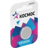 Батарейка КОСМОС (CR2025, 1 шт.) (KOC20251BL)