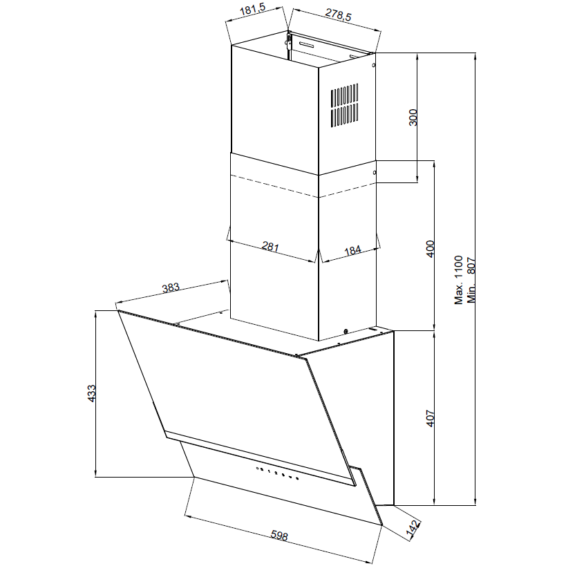 Вытяжка Kuppersberg F 600 C - фото 3