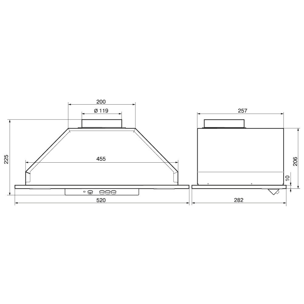Вытяжка Elikor Врезной блок 52Н-400-К3Д Stainless Steel - 943917 - фото 2