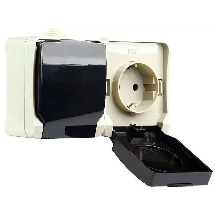 Электрическая розетка SmartBuy Сатурн SBE-04w-16-S2-Z - фото 2