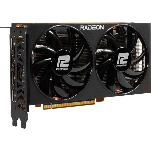 Видеокарта AMD Radeon RX 6600 PowerColor 8Gb (AXRX 6600 8GBD6-3DH) RTL