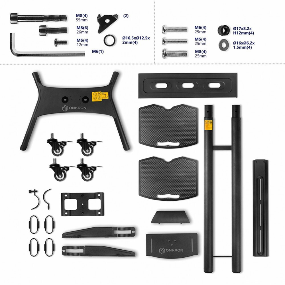 Мобильная стойка Onkron TS1552 Black - TS1552-B - фото 8