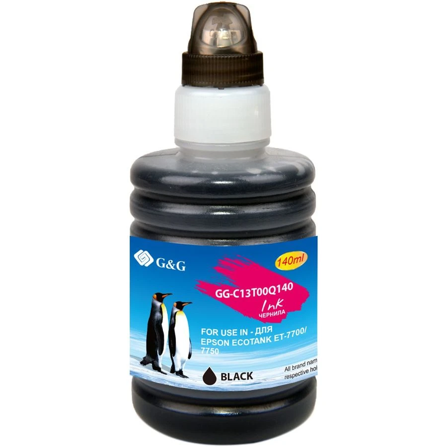Чернила G&G GG-C13T00Q140 Black - фото 2