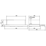 Вытяжка Weissgauff TEL 450 EW (430020)