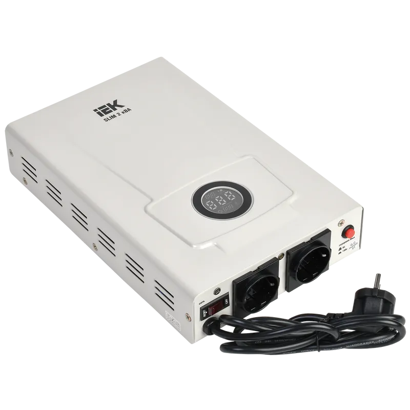 Стабилизатор напряжения IEK SLIM 2кВА - IVS22-1-002-09