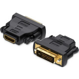 Переходник HDMI (F) - DVI (M), Vention ECDB0