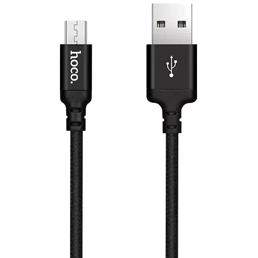 Кабель USB A (M) - microUSB B (M), 1м, HOCO X14 Black (HC-62844)