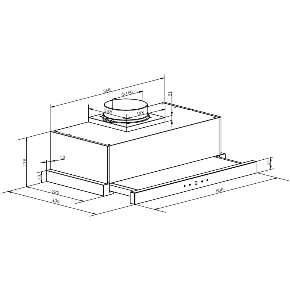 Вытяжка MAUNFELD VS Touch 850 60 Black - КА-00016632 - фото 7