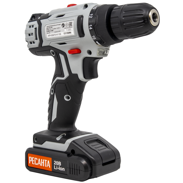 Дрель Ресанта ДА-20-2ЛК - 75/14/11 - фото 2