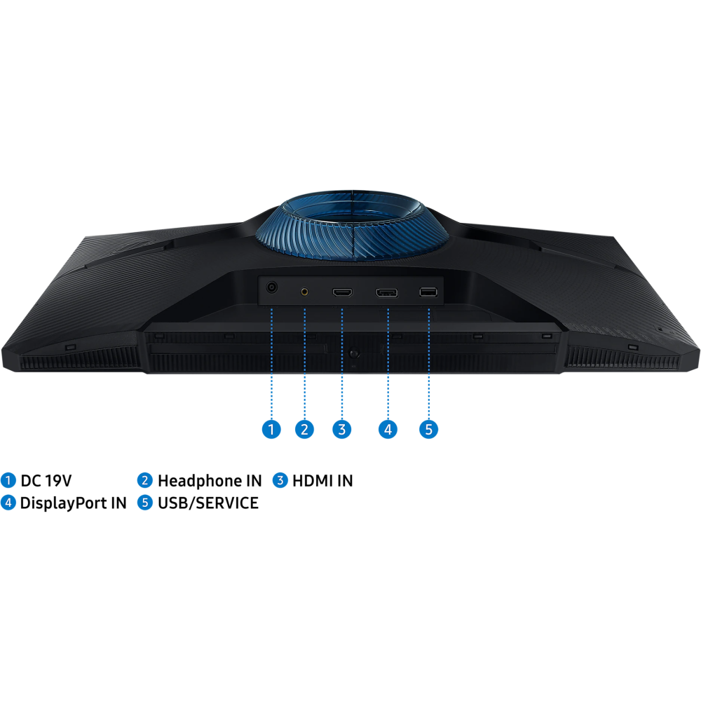 монитор samsung odyssey g3 s24ag320ni 24 черный