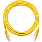 Патч-корд NETLAN EC-PC4UD55B-BC-PVC-030-YL-10, 3м, 10 шт.