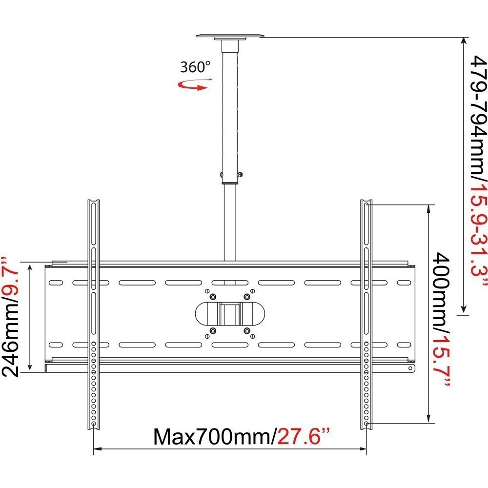 Кронштейн Cactus CS-CP04-R - фото 4